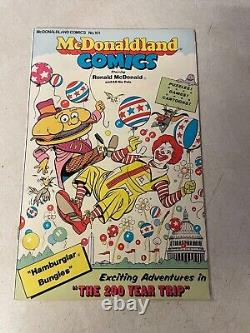 McDONALDLAND comics #101 ORIGINAL ART RONALD GRIMACE 1976 MAZE RIDDLE McDONALDS