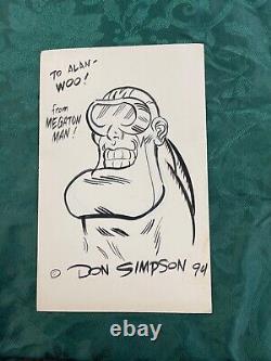 Megaton Man Don Simpson Original Comic Art 1994