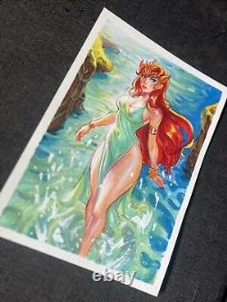 Mera Original Comic Art By Diego Carneiro