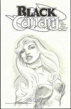Mike Grell, Todd Klein Signed Black Canary Original Art & Logo! Free Shipping