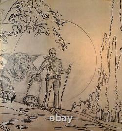 Mike Hinge Famous RARE Sci-Fi Fantasy Painting & Drawings Gordy Dickson Book cov