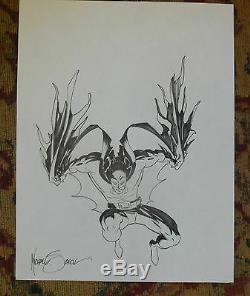 Mike ZECK BATMAN ORIGINAL ART signed