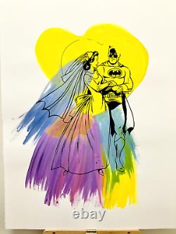 Mr Clever Art Painting Wedding Dress 22x30 banksy warhol mr brainwash comics pop