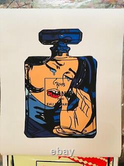 Mr Clever Pop Art Canvas Print Ohhhhh Alright 24x30 banksy Lichtenstein chanel