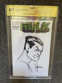 Namor Sub-mariner Original Art Sketch By Howard Chaykin On Incredible Hulk Blank