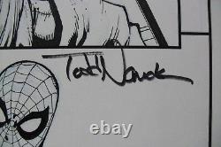 Original Art AMAZING SPIDER-MAN #14 page 8 by TODD NAUCK, signed