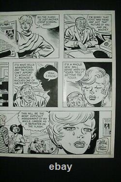 Original Art Comic Strip BRENDA STARR REPORTER 1/1982, RAMONA FRADON pencil, ink