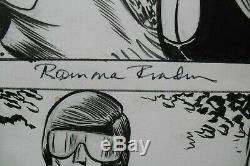 Original Art Comic Strip BRENDA STARR REPORTER 1985, RAMONA FRADON pencil, ink