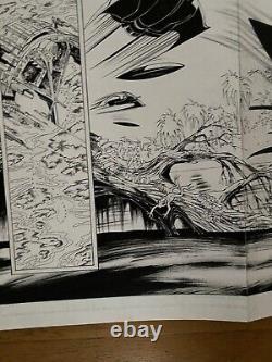 Original Art Double Page Sigil 39 Pages 2,3 Ron Wagner