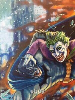 Original Art, Fantasy, SciFi Paintings, Comic Art, Batman, Joker 16x20, Acrylic