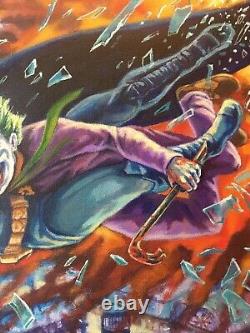 Original Art, Fantasy, SciFi Paintings, Comic Art, Batman, Joker 16x20, Acrylic