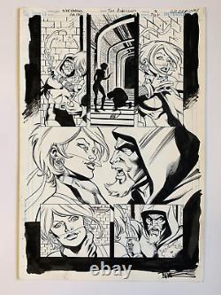 Original Art GREEN ARROW vs BLACK CANARY #19, pg. 8, Mike NORTON, Joe RUBINSTEIN