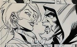 Original Art GREEN ARROW vs BLACK CANARY #19, pg. 8, Mike NORTON, Joe RUBINSTEIN