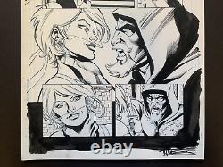 Original Art GREEN ARROW vs BLACK CANARY #19, pg. 8, Mike NORTON, Joe RUBINSTEIN