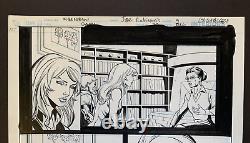 Original Art GREEN ARROW vs BLACK CANARY #20, pg 9, Joe RUBINSTEIN, Mike NORTON