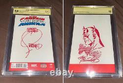 Original Art Hand Sketch Joe Sinnott & Jim Steranko Cbcs 9.8 Ss Rare Graded Art