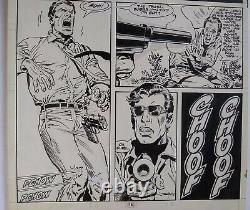 Original Art! PUNISHER # 20 page 10 Punisher in ACTION scenes! 129 1