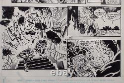 Original Art! PUNISHER No Escape Page 33 1990 action Punisher & U. S. Agent