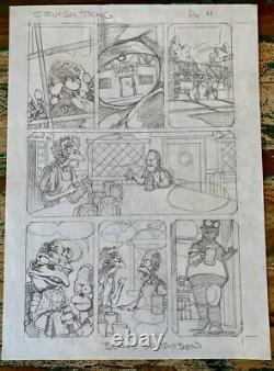 Original Art by Bernie Wrightson For Simpsons Treehouse of Horrors #11 VG Rare