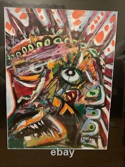 Original Art painting Mexican Mythology