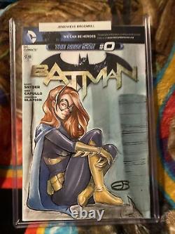 Original Bat Girl comic art by Jeneivieve broomall