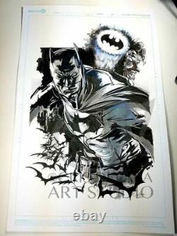 Original Batman Comic Book Art by Cris Delara