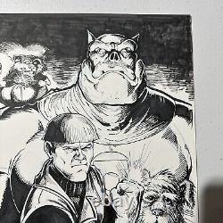 Original Comic Art Green Lantern Corps Darick Robertson Comission 11x17 Splash