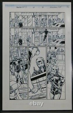 Original Comic Art Iron Man (2013) Vol 5 #16 Page 13 Pagulayan / Hanna