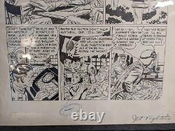 Original Comic Art Page Ralph Mayo, Jet Fighters #6 1953, Golden Age
