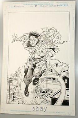 Original Comic Art Val Mayerik Mystery Cover Flashpoint Dan Schaefer