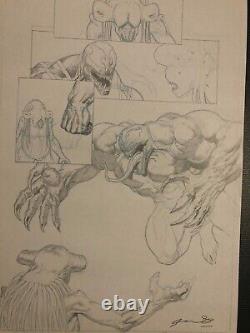Original Comic Art Venom Space Knight Issue #7, Page #12 by Ariel Olivetti