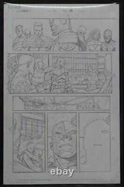 Original Comic Art Wolverine Weapon X #15 Page 18 Garney PENCILS ONLY