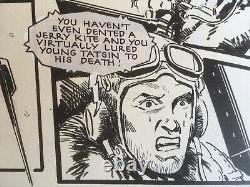 Original Comic Art of Johnny Red by John Cooper. Battle Action Weekly 228