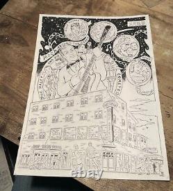 Original Comic art Jasorka Wildwood Days of Doo Wop Bill Hailey Treniers