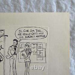 Original David Knoles Pen Art 1976 Drawing Bug Kafka Vintage Funny Humor Comic