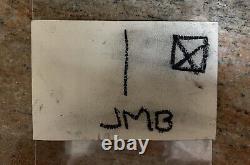 Original Jean-Michel Basquiat SAMO NYC 1980 Signed Graffiti portrait postcard