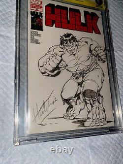 Original Marvel Comic Art Herb Trimpe Sketch Hulk 181 Pin Up XL Full Body 9.6 Ss