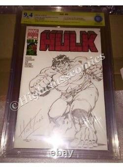 Original Marvel Comic Art Herb Trimpe Sketch Hulk 181 Pin Up XL Full Body 9.6 Ss