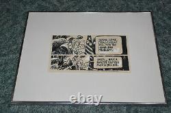 Original Mike Peters Drawing Gag Cartoon Art Illustration Reagan Comic Pulitzer