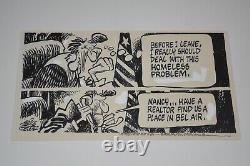 Original Mike Peters Drawing Gag Cartoon Art Illustration Reagan Comic Pulitzer