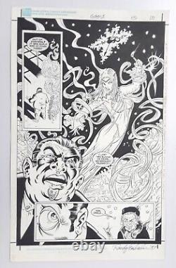 Original Signed Comic Art of Ghost Issue #13, Page 10 by Randy Emberlin 19X12
