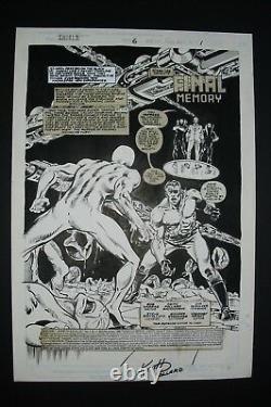 Original art NICK FURY AGENT OF SHIELD #6 splash by KEITH POLLARD, KIM DEMULDER