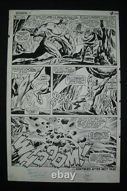 Original art by DON HECK & FRANK GIACOIA for AVENGERS #31, page 4, 1966