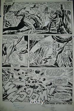 Original art by DON HECK & FRANK GIACOIA for AVENGERS #31, page 4, 1966