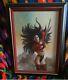 Original Art Oil Painting By Julie Bell Of Shi In A Nice Frame