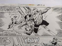 Original comic Art! CAPTAIN AMERICA # 349 Page 11 ACTION all panels