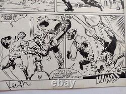 Original comic Art! CAPTAIN AMERICA # 349 Page 11 ACTION all panels