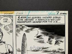 Original comic art MEN OF WAR #21, page 5, DICK AYERS & ROMEO TANGHAL