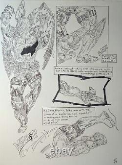 Original comic book art page 4 Big Dawg the Enforcer (9×12 inch)