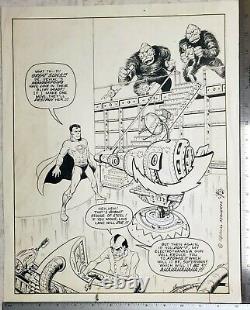 Original cover art for The Buyer's for Comic Fandom #151 Oct. 8, 1976 Superman